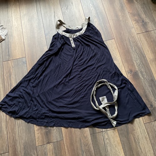 MAJE Vintage navy/gold sundress size 2 - Picture 10 of 20