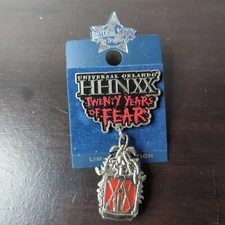Universal Studios Pin Trading Hollywood Horror Nights XX Twenty Years of Fear