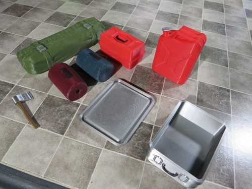 1/10th scale rc crawler accessories, adventure pack! 7pc scale roof set . - Picture 10 of 20