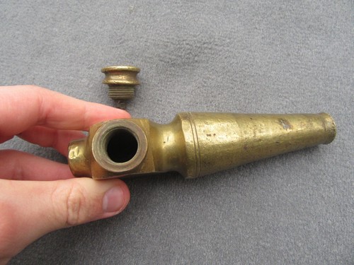 VTG ANTIQUE UNUSUAL VICTORIAN BEER WINE WHISKEY BRASS BRONZE BARREL FOUNTAIN TAP - Picture 5 of 7