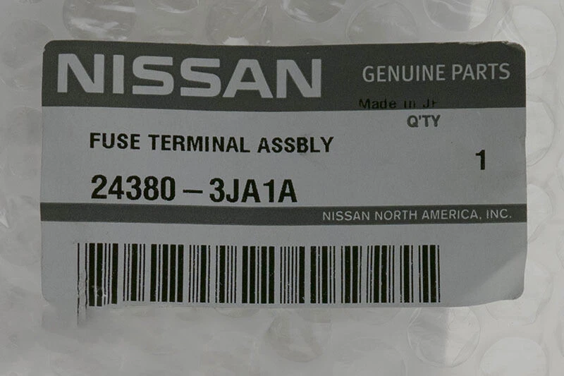 Soporte de enlace fusible de batería eléctrica Nissan Altima 2008-21 OEM NUEVO 24380-3JA1A Foto 3 de 3
