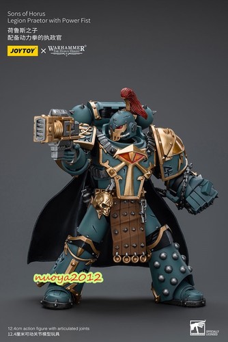 JOYTOY JT7493 1:18 Sons Of Horus Legion Praetor With Power Fist Soldier Model - Picture 9 of 15