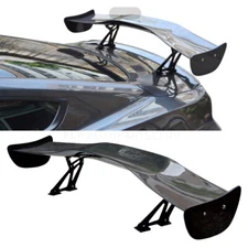For Chevrolet & GMC Carbon Fiber Racing Trunk Spoiler with Brackets GT Style 57"