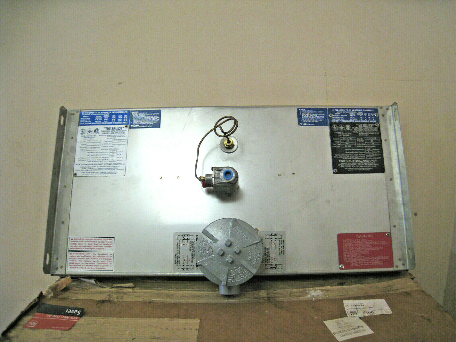 New The Bruest S1224 CG Flameless Gas Low Intensity Infrared Catalytic  Heater | eBay