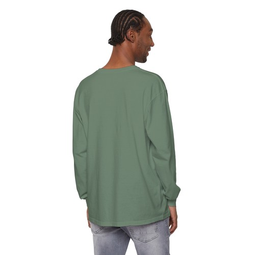 You Are Enough Unisex Garment-dyed Long Sleeve T-Shirt - 第 25/57 張圖片