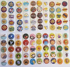 50 Reward Stickers For Kids/Back To School Stickers/Motivational Stickers