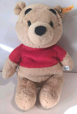 Steiff Winnie the Pooh Soft Plush Bean Bag Cuddly Friends Disney Originals 11"