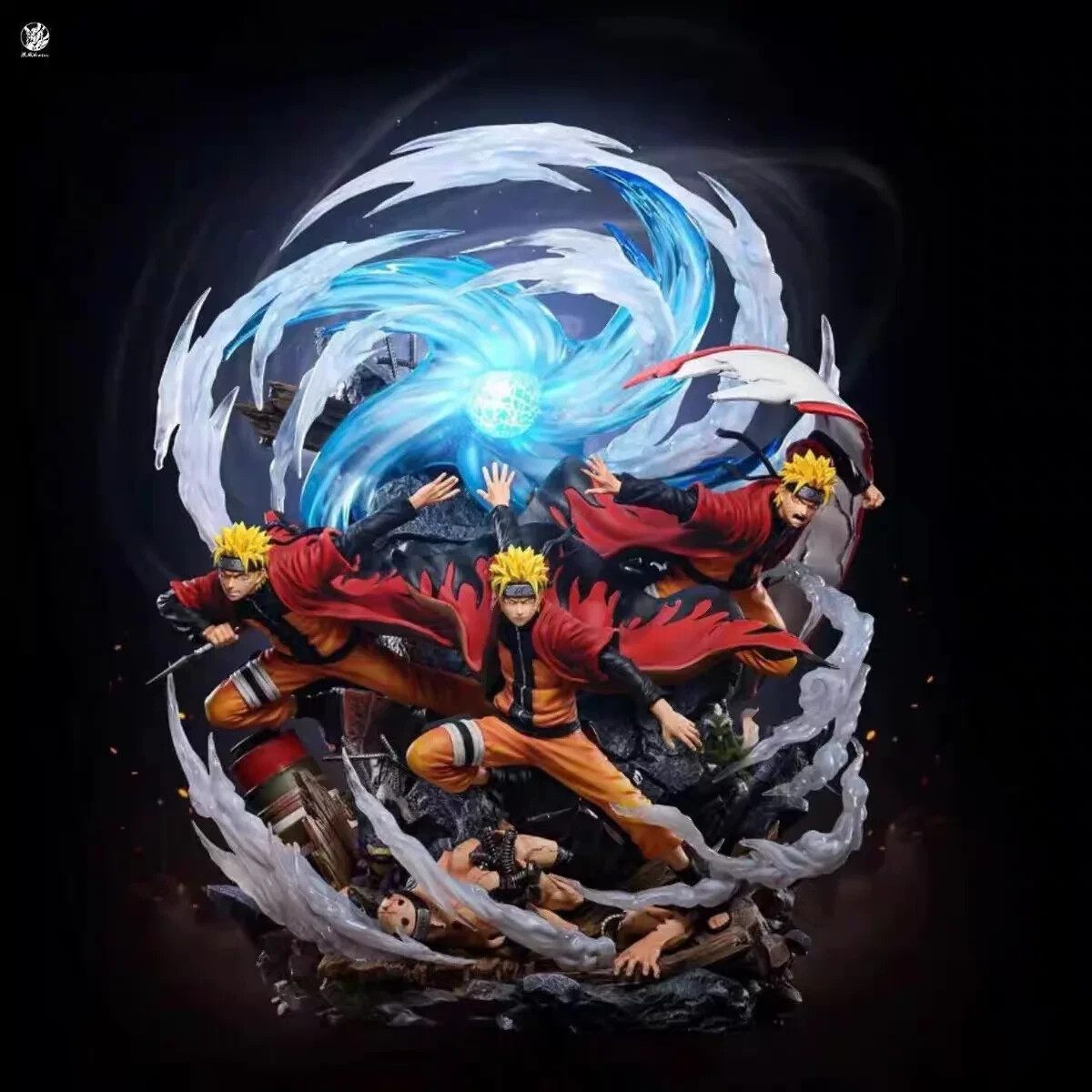 Naruto Uzumaki Hokage Rasenshuriken Modelo Estatua Figura de Acción Estatuilla Naruto