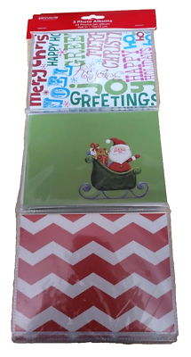 Pinnacle Christmas Photo Albums 3-Pack Holds 24 4x6 Photos Per