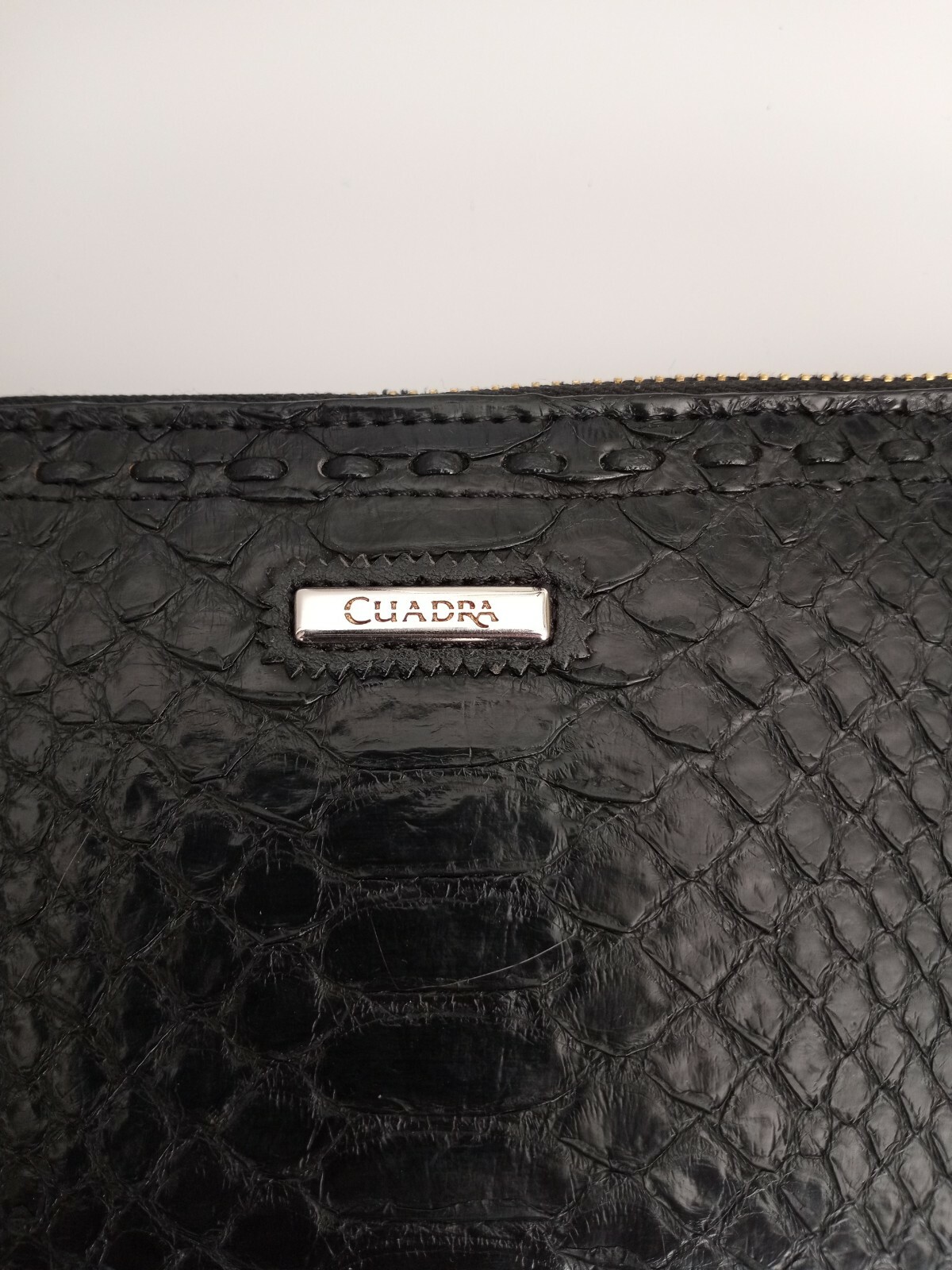 Cuadra Python Leather Wallet Hand Made In Mexico - image 2