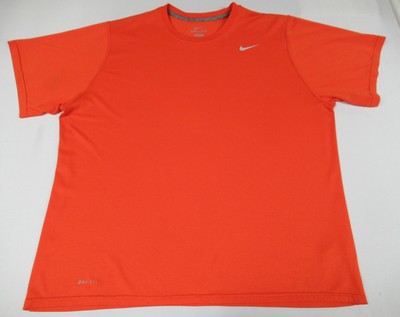 NIKE DRI-FIT HI-VIS ORANGE SILVER 
