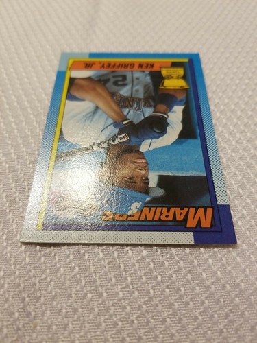 Ken Griffey Jr. Topps 1990 Tarjeta de novato #336 paquete nuevo ¡como nuevo! ¡Ver fotos!  - Imagen 5 de 6