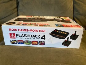 ATARI FLASHBACK 4 CLASSIC GAME CONSOLE IN BOX 2600 SERIES 75 GAMES 