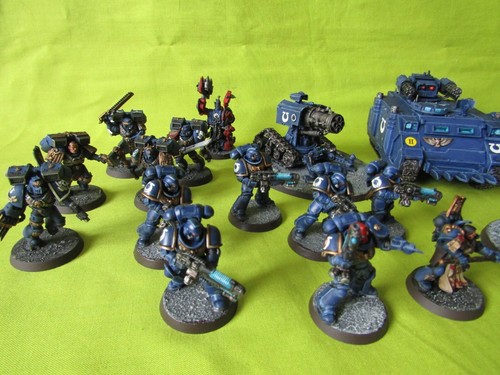 A3 WARHAMMER 40K SPACE MARINES WELL PAINTED ULTRA ARMY MANY UNITS TO CHOOSE FROM - Picture 3 of 96