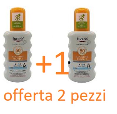 Eucerin Sunscreen 50+ Kids 200ml Protects and Soothes Baby Senses Skin