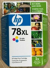 Genuine HP 78XL C6654FN Tri-Color Ink Inkjet Cartridge New Sealed in Box NIB