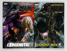 ASTONISHING X-MEN: EXOGENETIC + GHOST BOX (LOT 2) -HC!