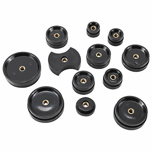 13PCS Watch Press Set Watch Back Case Closer Include 12 Dies(Black) US