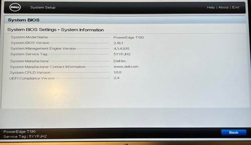 Dell PowerEdge T130 Server E3-1230v5 16GB RAM H330 No HDD Boots to BIOS - Picture 6 of 8