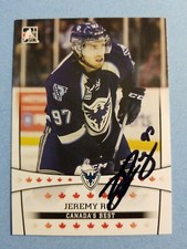 Jeremy Roy Canadas Best Prospect 2014 Leaf #14 NHL- CHL Autographed Hockey Card