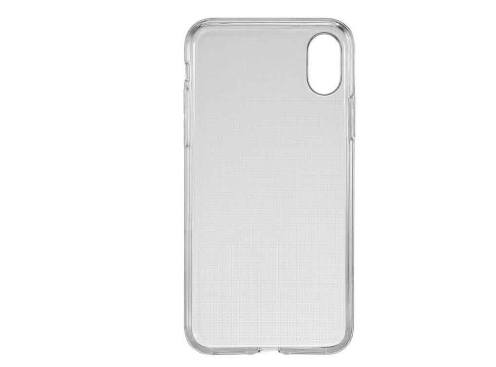 Insignia Fitted Soft Shell Case for iPhone X/XS - Clear