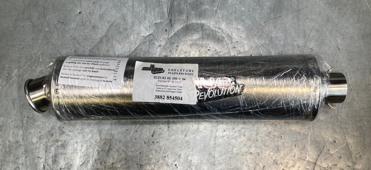 NEW! REMUS Revolution Stainless Muffler 54mm Inlet Honda