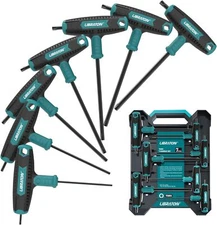 T Handle Wrench Set, T-Handle Torx Key Set, Two-tip Design, T10-T40, Suitable...