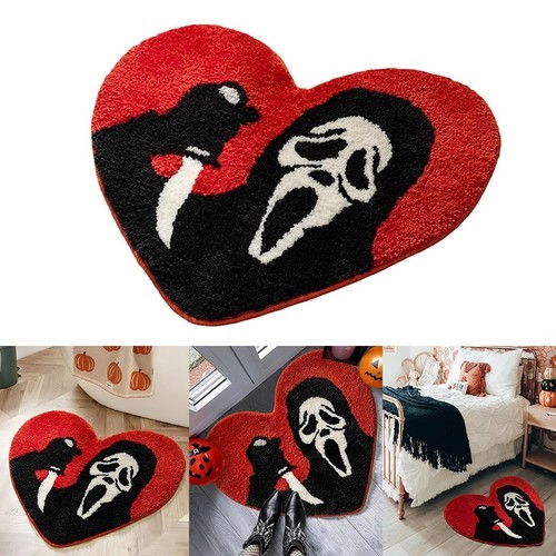Soft Halloween Bathroom Rugs Horrible Door Mat Cool Ghost Rugs Home Decor