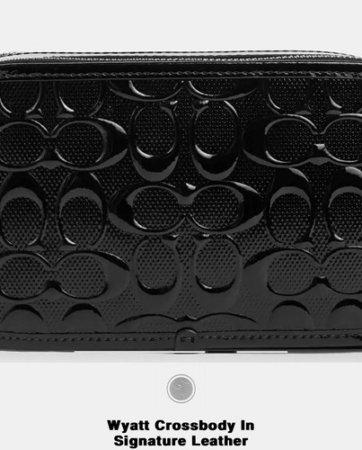 Bandolera Coach Wyatt nueva con etiquetas en lona exclusiva/en bloque de colores - Imagen 81 de 144