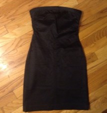 GUESS COLLECTION bustier bodycon corset mini Black Dress Sexy! Sz 4 MINT!
