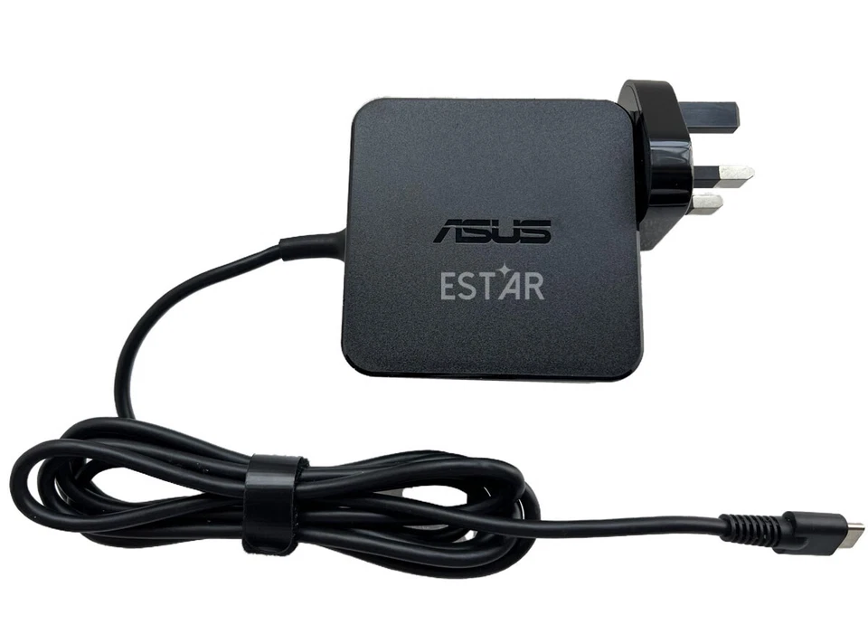 65W Type C 20V Plug Power Supply AC Adapter For Asus BR1102F BR1102FGA Charger - Image 2 of 4