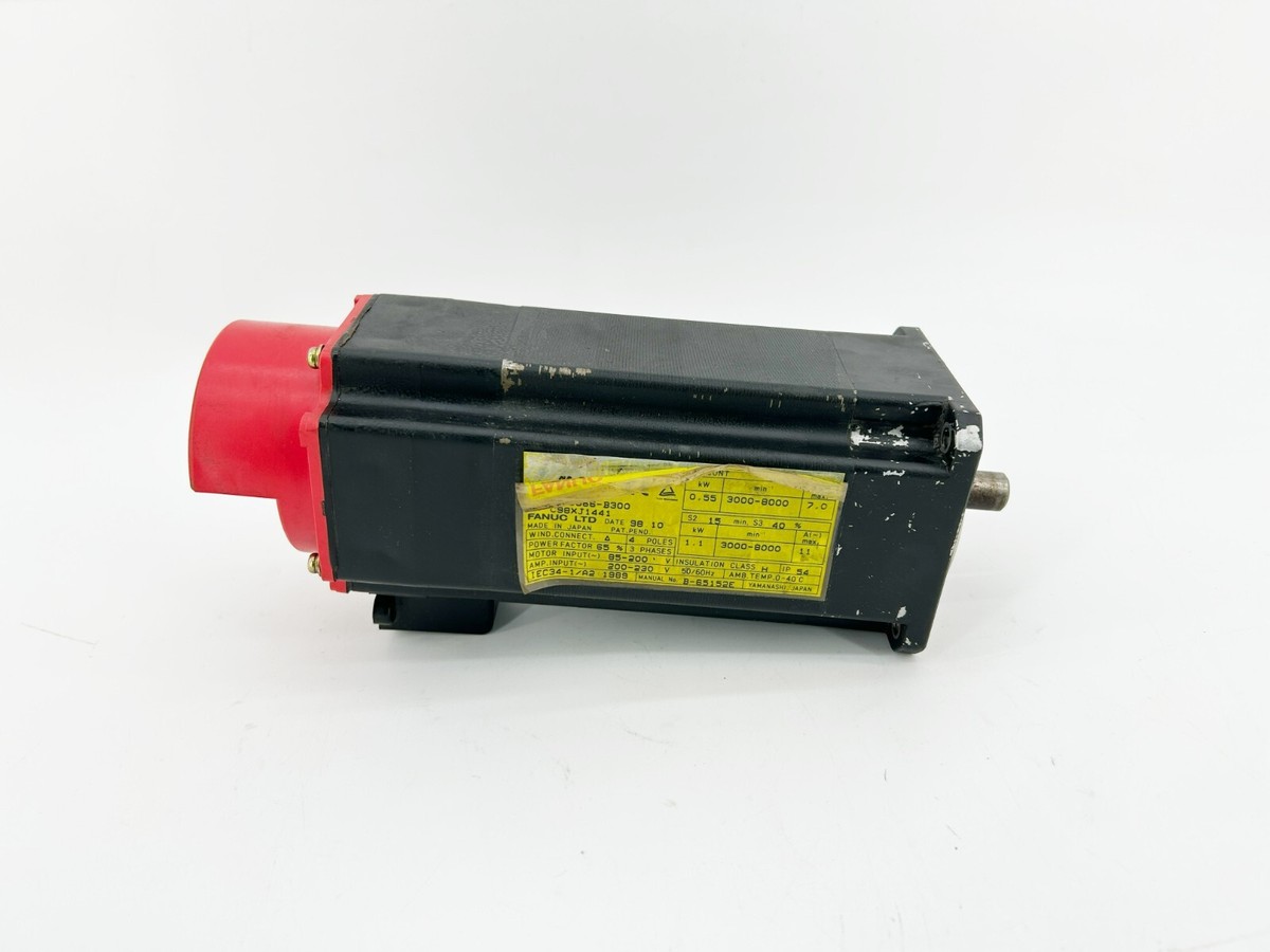 Fanuc A06B-0866-B300 AC Spindle Motor C98XJ1441 3ph 0.55-1.1 Fanuc A06B-0866-B300 AC Spindle Motor C98XJ1441 3ph 0.55-1.1