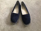 Vintage Shoes Flats Dark Blue Upper Leather Suede Excellent Condition SZ 7M — photo 2