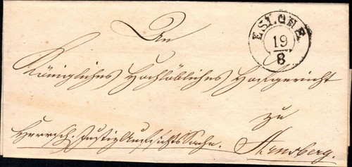 Prussia Ca. 1830 - " Eslohe" Rare Large K2 (#8462)
