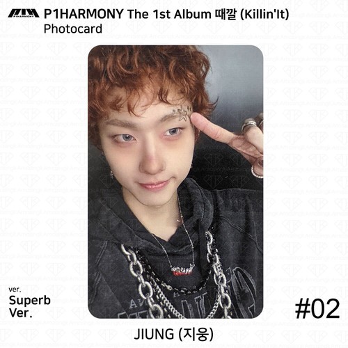 P1Harmony The 1st Album Killin'It Superb Ver Photocard Polaroid Theo Keeho Intak - Picture 40 of 98