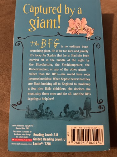 The BFG by Roald Dahl (Trade Paperback, Student edition) - Bild 2 von 2