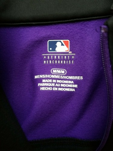 Brand New Colorado Rockies Quarter-Zip Pullover Jacket With Tags + FREE Shipping - Bild 5 von 7