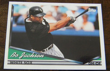 1994 TOPPS BASEBALL CARD #500 BO JACKSON CHICAGO WHITE SOX - EX OCT146