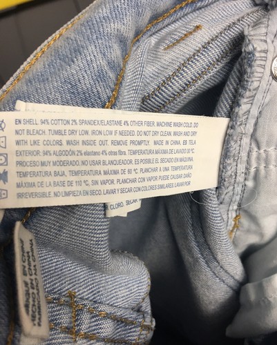 Pantalones de mezclilla ajustados de tiro alto Forever 21 para mujer talla 24 lavado ligero desgastado - Imagen 17 de 18