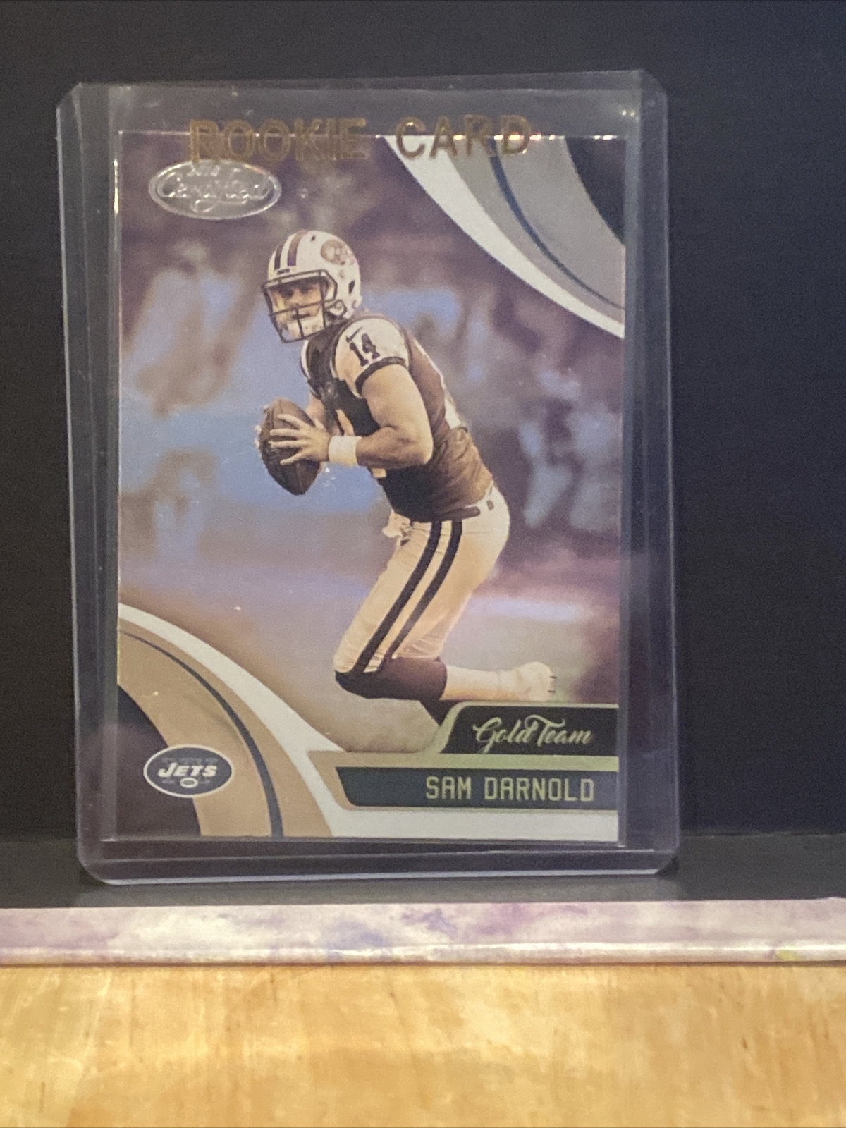 2018 Panini Certified Sam Darnold Gold Team GT-SAD NY JETS Rookie Insert