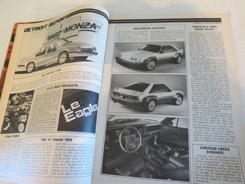 Motor Trend Magazine - January 1980 - Mustang Cobra-VW Rabbit-Cadillac Eldorado - Picture 5 of 10