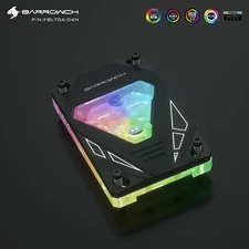Barrowch CPU Water Block for AMD RYZEN 3 5 7 9 AM4 AM5 AM3 5v aRGB FBLTGA-04N