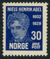 Norway 1929 (NK 175, MI 160, SC 148) - Niels Henrik Abel - MNH