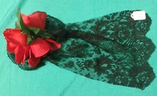 Day of the Dead Fascinator Red Roses Black Lace Women Girls Large Dolls FNFFL89