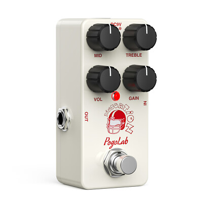 POGOLAB Distortion Guitar Effect Pedal Analog Electric Guitar Pedal True Bypass