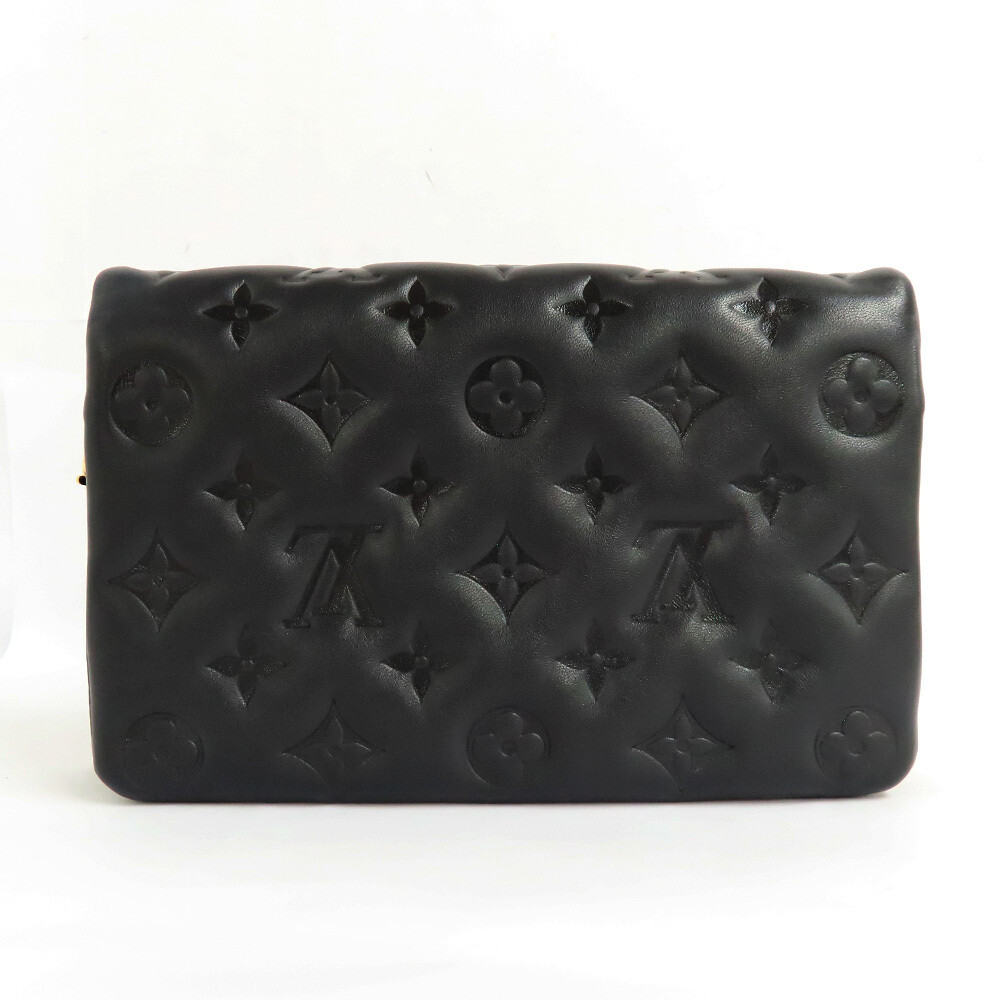 Louis Vuitton Pochette Coussin M80742 Monogram Embossed Chain 