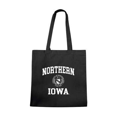 University Of Northern Iowa Panthers UNI Institutional NCAA Team Seal Tote Bag