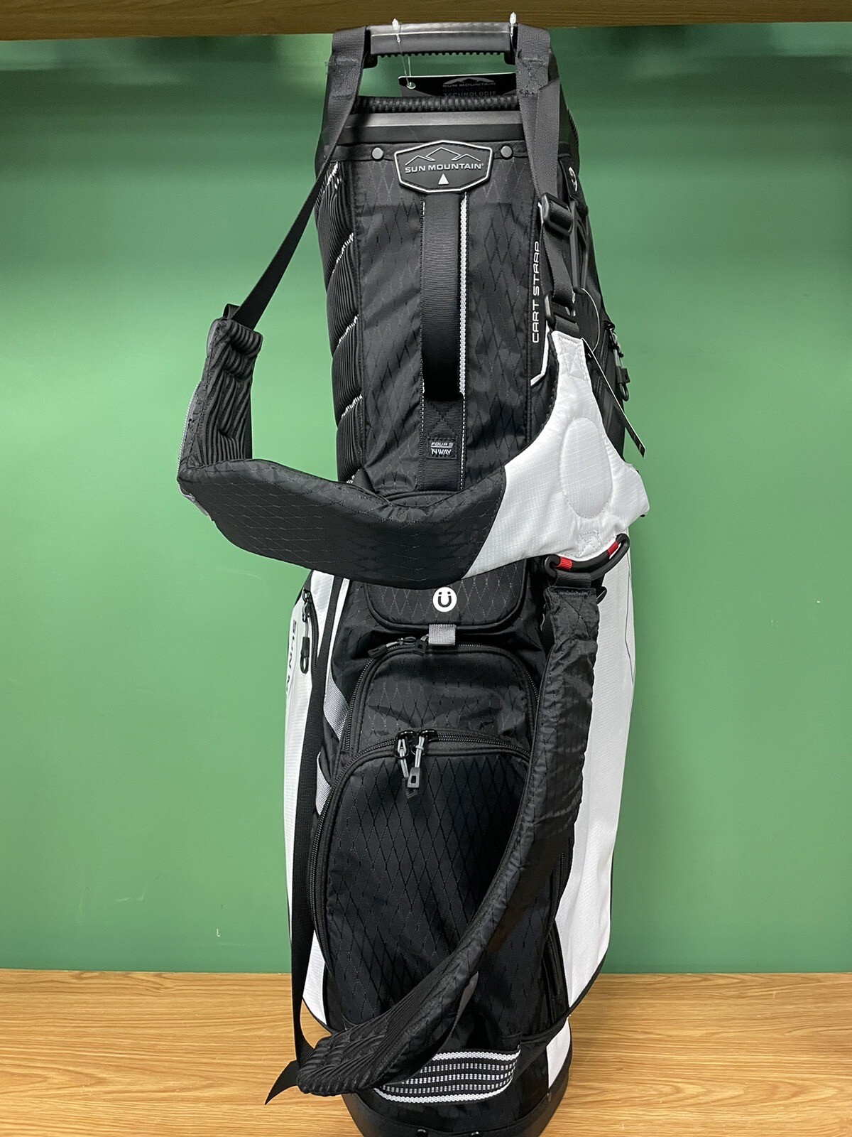 NEW Sun Mountain 4.5LS 14 Way Stand Bag white / Black eBay