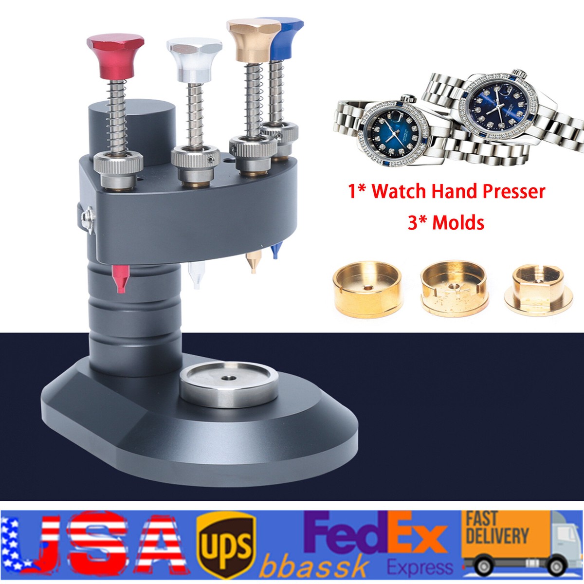 Watch Hands Pressers Tool Watchmakers Setting Fitting Press