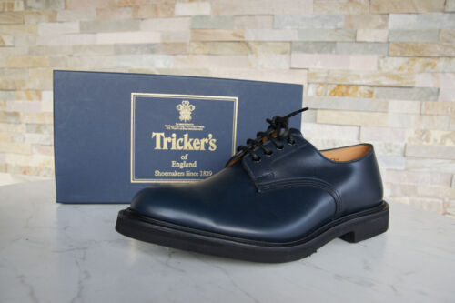 Tricker's Eu 45 UK 11 Lace-Up Daniel Blue New Previously